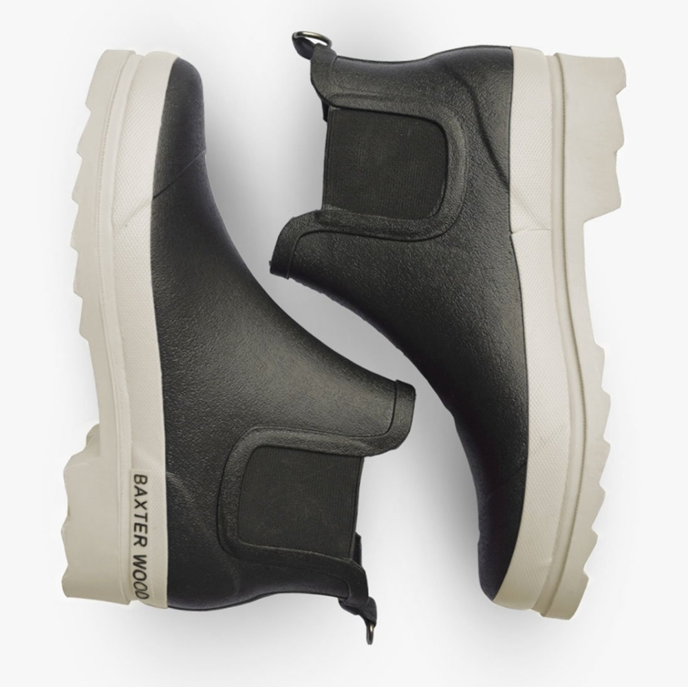 BAXTER WOOD Waterproof Hevea Chelsea Rain Boot Non-Toxic Boots Eco Booties